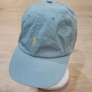Polo by Ralph Lauren Teal Cap with Metal Accent